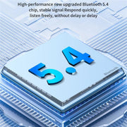 M18 Transmitter Receiver 2-in-1 Speaker Headphone Wireless Car Lapel Clip Bluetooth 5.4 Adapter