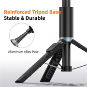 JMARY KT-259 360 Degree Rotating Phone Clip Retractable Selfie Stick Tripod