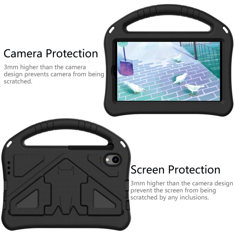 For onn. 7 Tablet Gen 4 2024 EVA Shockproof Tablet Case with Holder(Black)