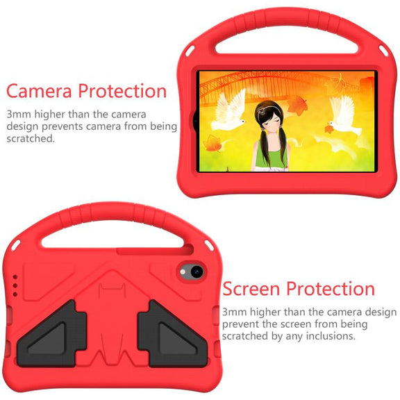 For onn. 7 Tablet Gen 4 2024 EVA Shockproof Tablet Case with Holder(Red)