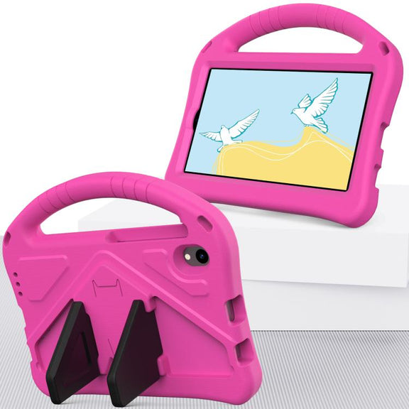 For onn. 7 Tablet Gen 4 2024 EVA Shockproof Tablet Case with Holder(RoseRed)