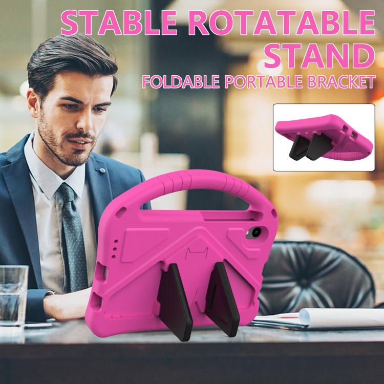 For onn. 7 Tablet Gen 4 2024 EVA Shockproof Tablet Case with Holder(RoseRed)