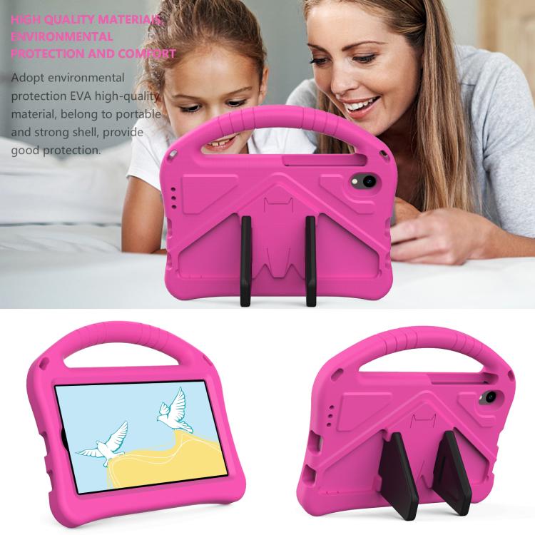 For onn. 7 Tablet Gen 4 2024 EVA Shockproof Tablet Case with Holder(RoseRed)