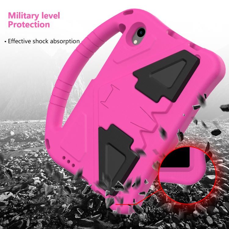 For onn. 7 Tablet Gen 4 2024 EVA Shockproof Tablet Case with Holder(RoseRed)