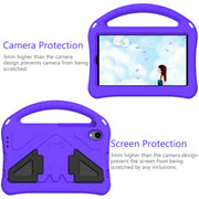 For onn. 7 Tablet Gen 4 2024 EVA Shockproof Tablet Case with Holder(Purple)