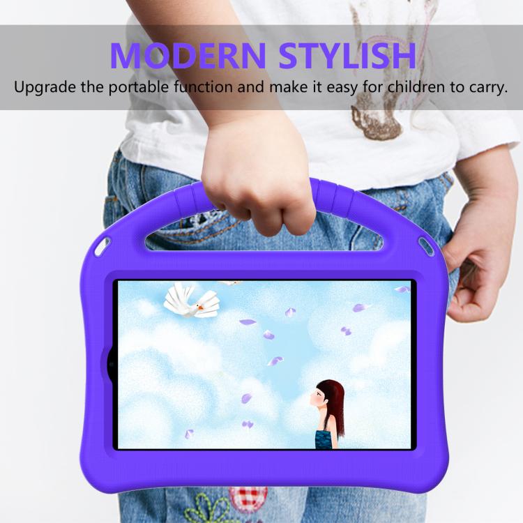 For onn. 7 Tablet Gen 4 2024 EVA Shockproof Tablet Case with Holder(Purple)