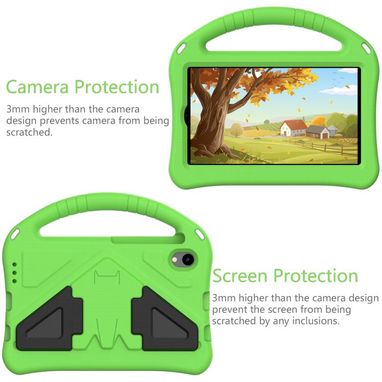 For onn. 7 Tablet Gen 4 2024 EVA Shockproof Tablet Case with Holder(Green)