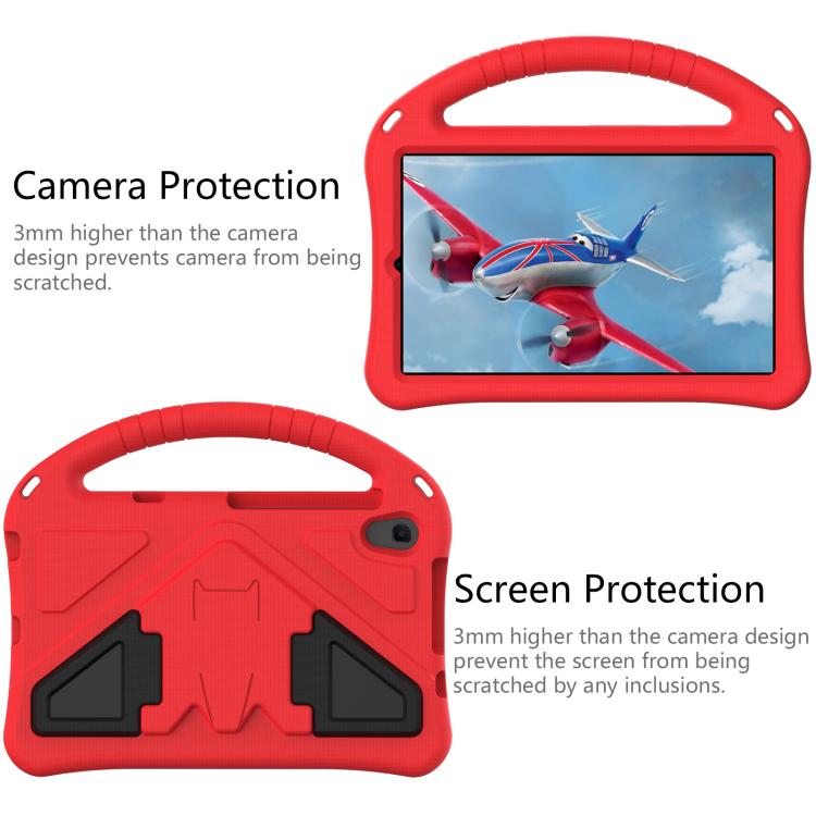 For onn. 8 Tablet Gen 4 2024 EVA Shockproof Tablet Case with Holder(Red)