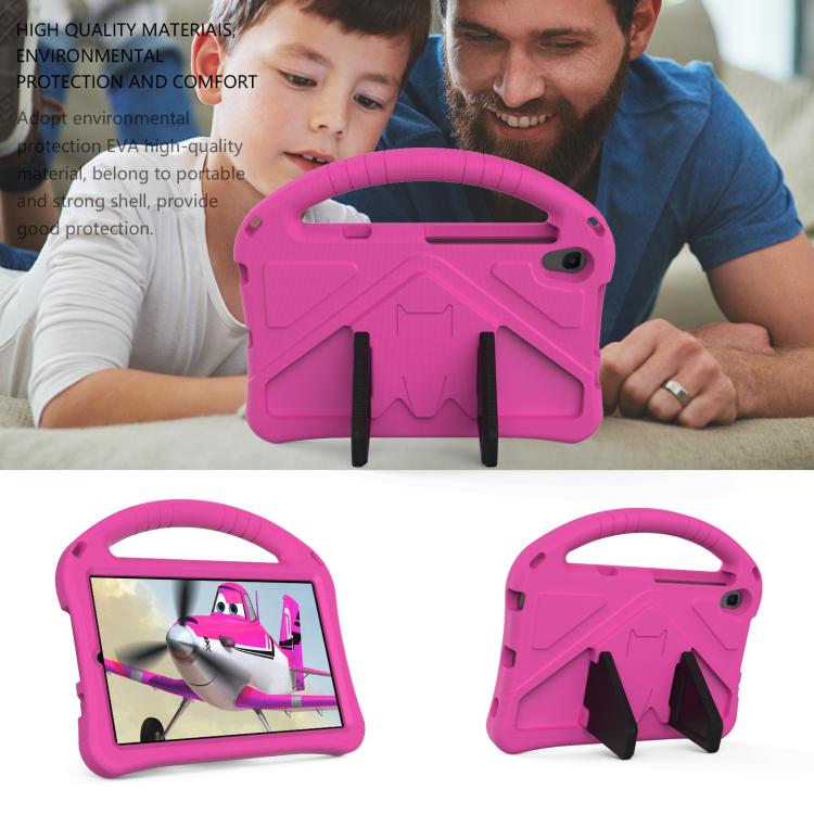 For onn. 8 Tablet Gen 4 2024 EVA Shockproof Tablet Case with Holder(RoseRed)
