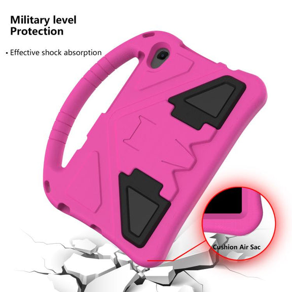 For onn. 8 Tablet Gen 4 2024 EVA Shockproof Tablet Case with Holder(RoseRed)