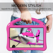 For onn. 8 Tablet Gen 4 2024 EVA Shockproof Tablet Case with Holder(RoseRed)