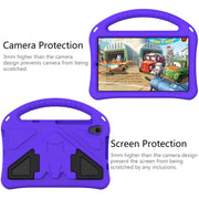 For onn. 8 Tablet Gen 4 2024 EVA Shockproof Tablet Case with Holder(Purple)