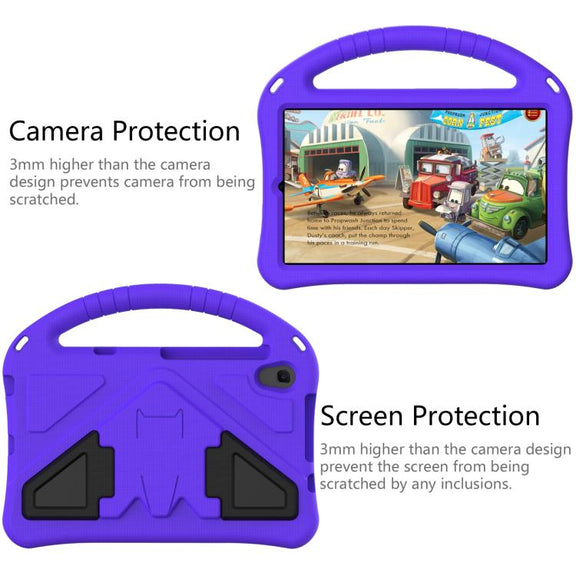 For onn. 8 Tablet Gen 4 2024 EVA Shockproof Tablet Case with Holder(Purple)