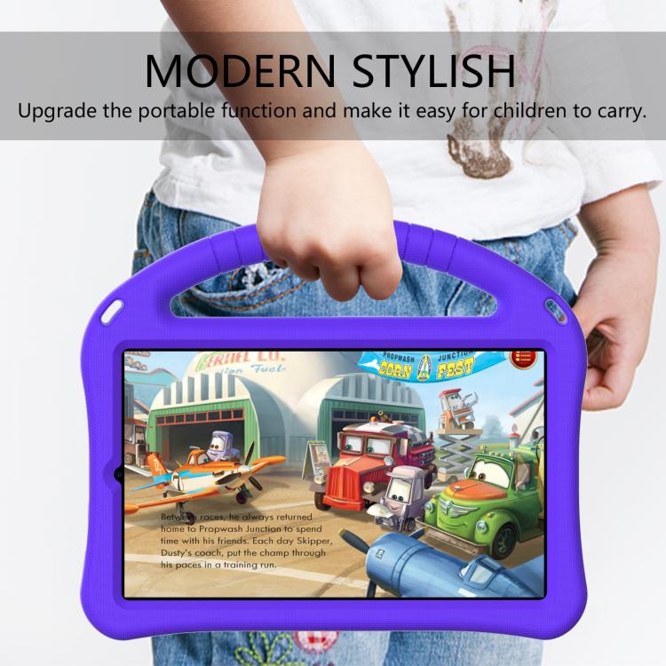 For onn. 8 Tablet Gen 4 2024 EVA Shockproof Tablet Case with Holder(Purple)