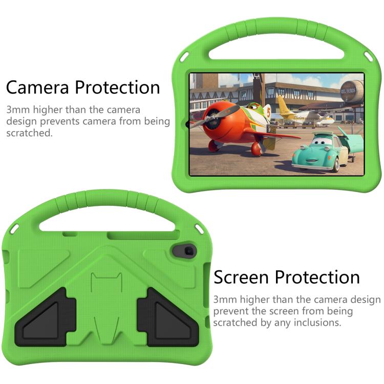 For onn. 8 Tablet Gen 4 2024 EVA Shockproof Tablet Case with Holder(Green)