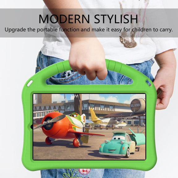 For onn. 8 Tablet Gen 4 2024 EVA Shockproof Tablet Case with Holder(Green)