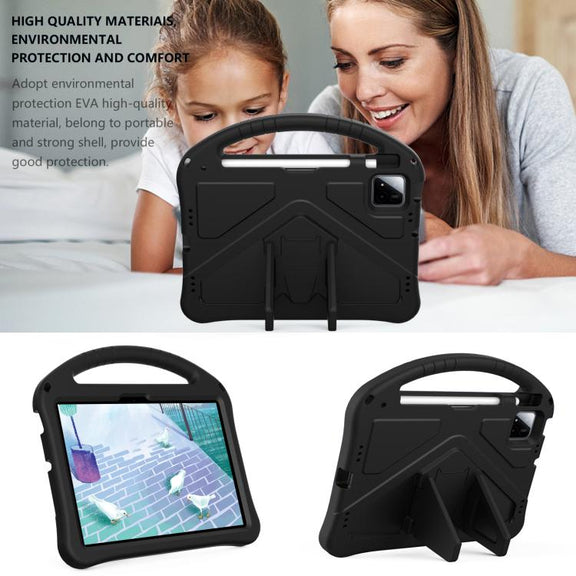 For onn. Tablet Pro 11 2024 EVA Shockproof Tablet Case with Holder(Black)