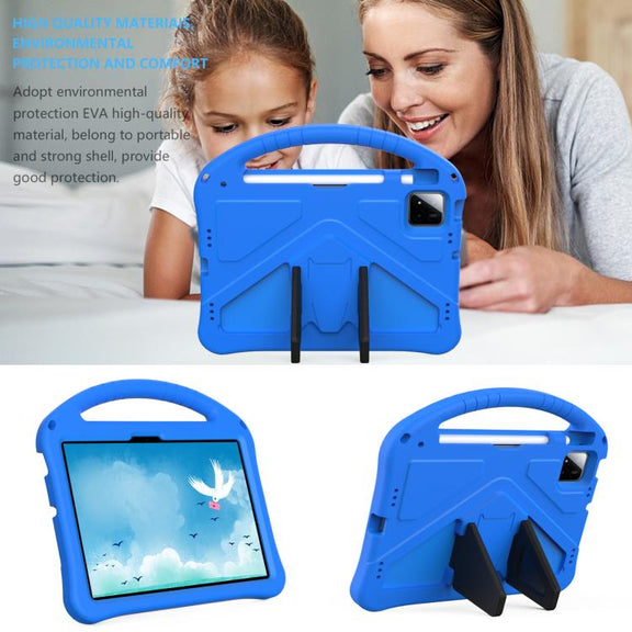 For onn. Tablet Pro 11 2024 EVA Shockproof Tablet Case with Holder(Blue)