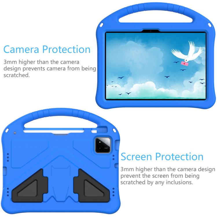For onn. Tablet Pro 11 2024 EVA Shockproof Tablet Case with Holder(Blue)