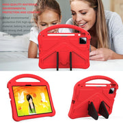 For onn. Tablet Pro 11 2024 EVA Shockproof Tablet Case with Holder(Red)