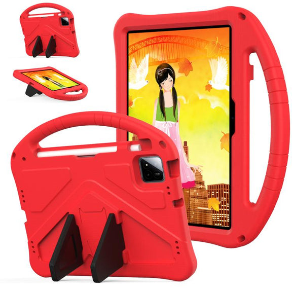 For onn. Tablet Pro 11 2024 EVA Shockproof Tablet Case with Holder(Red)