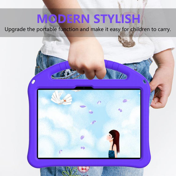 For onn. Tablet Pro 11 2024 EVA Shockproof Tablet Case with Holder(Purple)