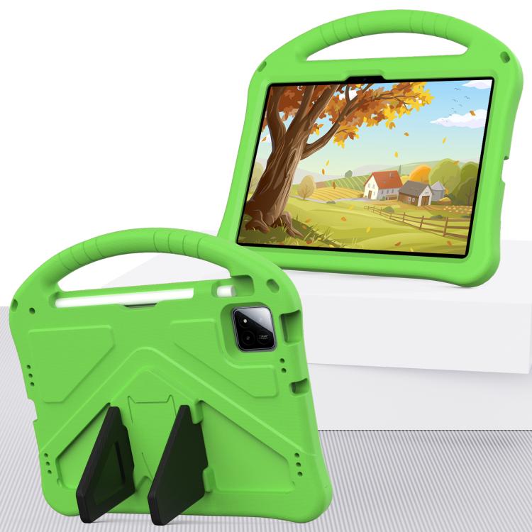 For onn. Tablet Pro 11 2024 EVA Shockproof Tablet Case with Holder(Green)