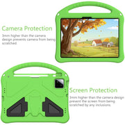 For onn. Tablet Pro 11 2024 EVA Shockproof Tablet Case with Holder(Green)