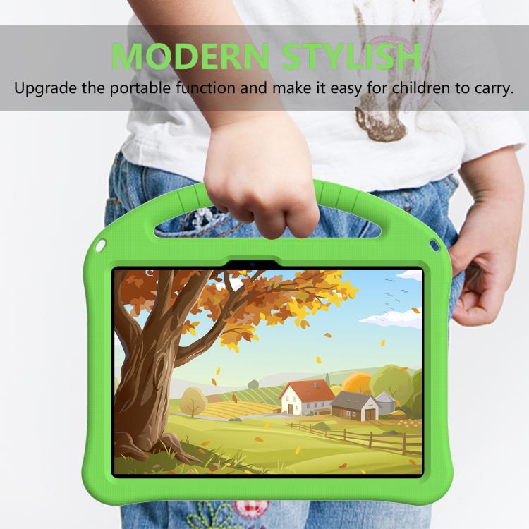 For onn. Tablet Pro 11 2024 EVA Shockproof Tablet Case with Holder(Green)