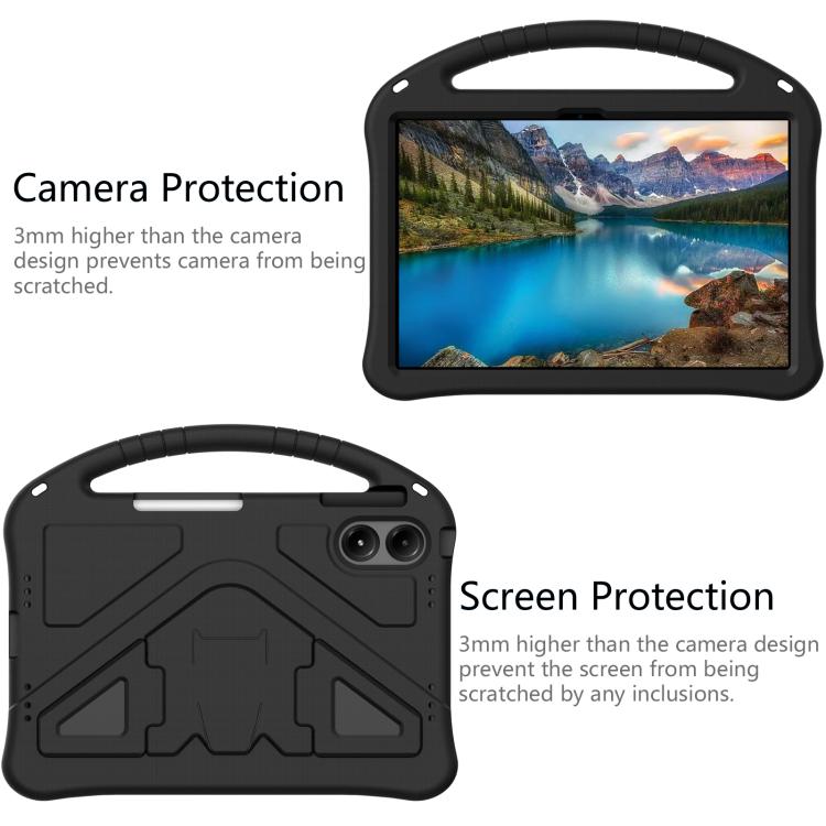 For onn. 12.1 Tablet Pro 2024 EVA Shockproof Tablet Case with Holder(Black)