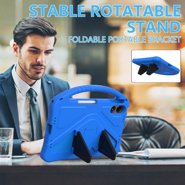 For onn. 12.1 Tablet Pro 2024 EVA Shockproof Tablet Case with Holder(Blue)