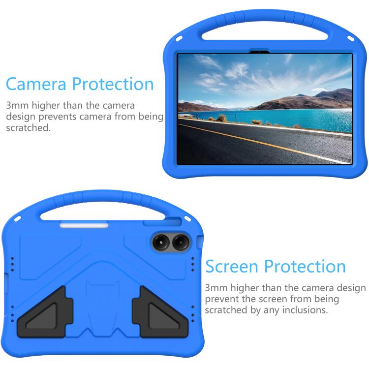 For onn. 12.1 Tablet Pro 2024 EVA Shockproof Tablet Case with Holder(Blue)