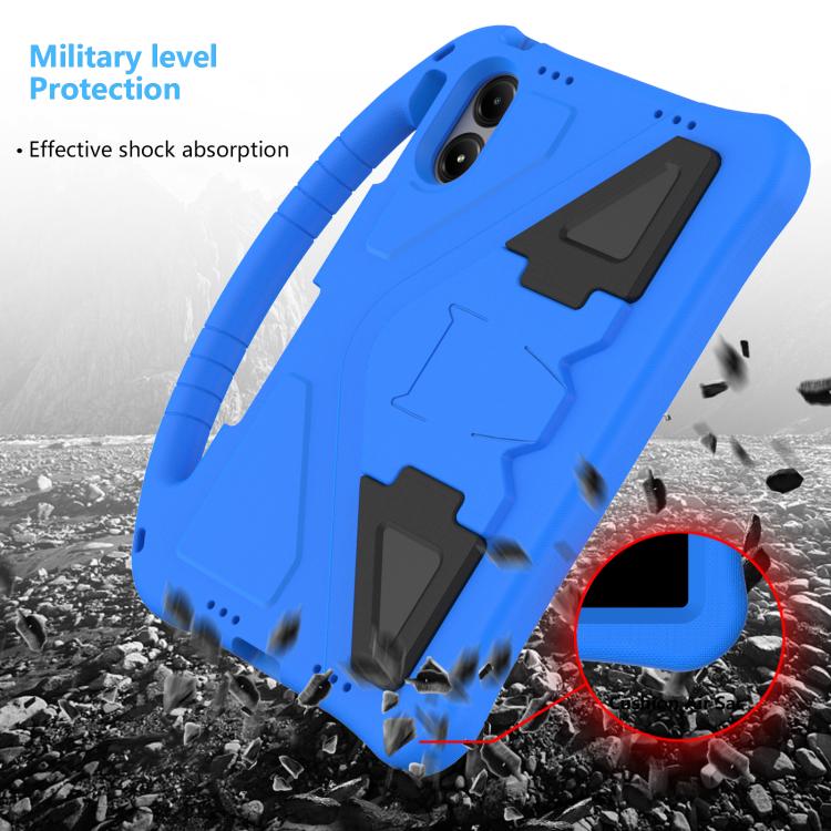 For onn. 12.1 Tablet Pro 2024 EVA Shockproof Tablet Case with Holder(Blue)