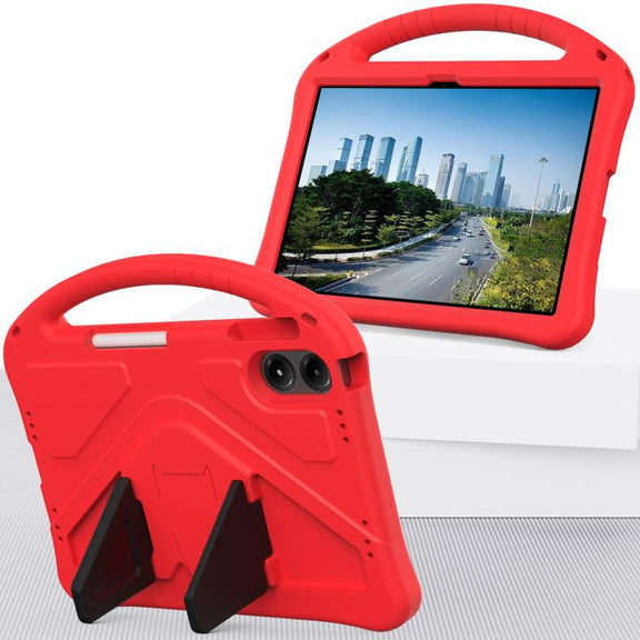 For onn. 12.1 Tablet Pro 2024 EVA Shockproof Tablet Case with Holder(Red)