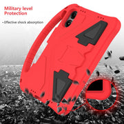 For onn. 12.1 Tablet Pro 2024 EVA Shockproof Tablet Case with Holder(Red)