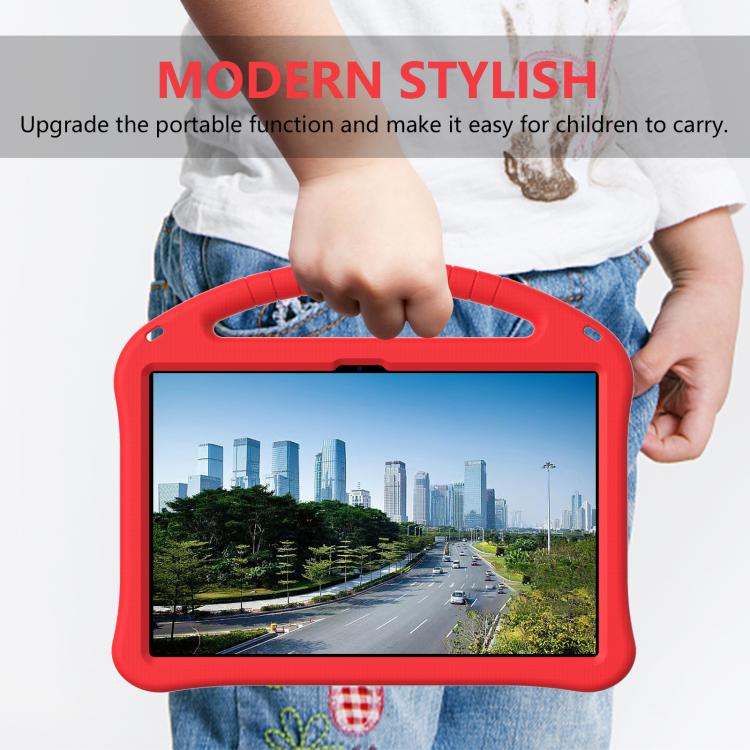 For onn. 12.1 Tablet Pro 2024 EVA Shockproof Tablet Case with Holder(Red)
