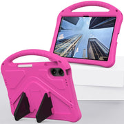 For onn. 12.1 Tablet Pro 2024 EVA Shockproof Tablet Case with Holder(RoseRed)