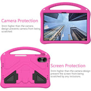 For onn. 12.1 Tablet Pro 2024 EVA Shockproof Tablet Case with Holder(RoseRed)