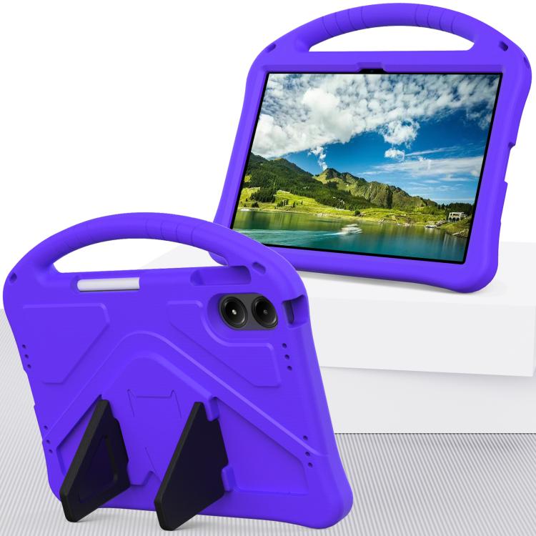 For onn. 12.1 Tablet Pro 2024 EVA Shockproof Tablet Case with Holder(Purple)