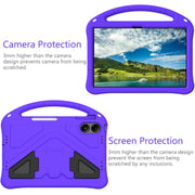 For onn. 12.1 Tablet Pro 2024 EVA Shockproof Tablet Case with Holder(Purple)