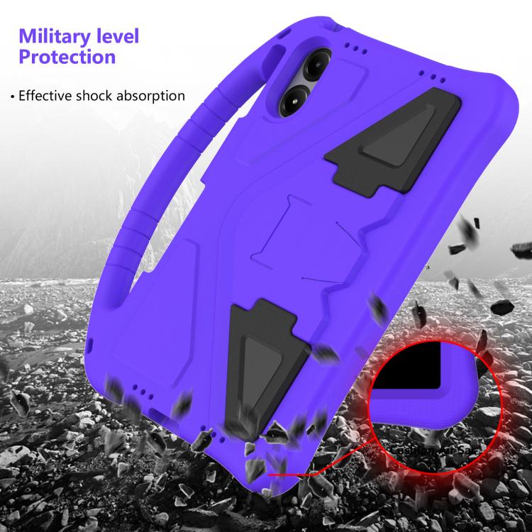For onn. 12.1 Tablet Pro 2024 EVA Shockproof Tablet Case with Holder(Purple)