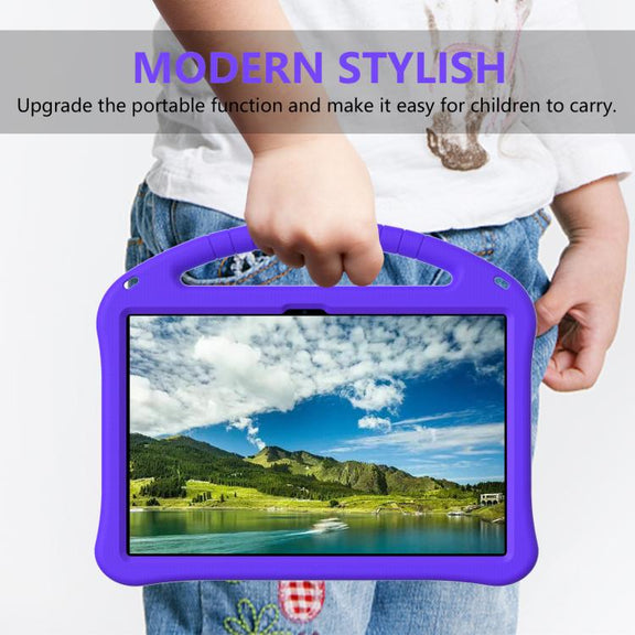 For onn. 12.1 Tablet Pro 2024 EVA Shockproof Tablet Case with Holder(Purple)