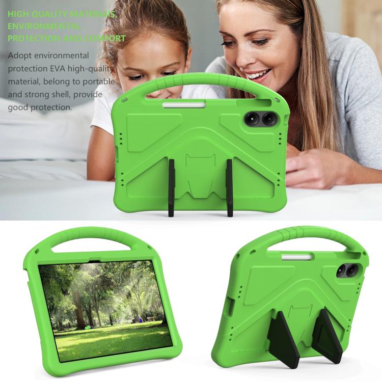 For onn. 12.1 Tablet Pro 2024 EVA Shockproof Tablet Case with Holder(Green)