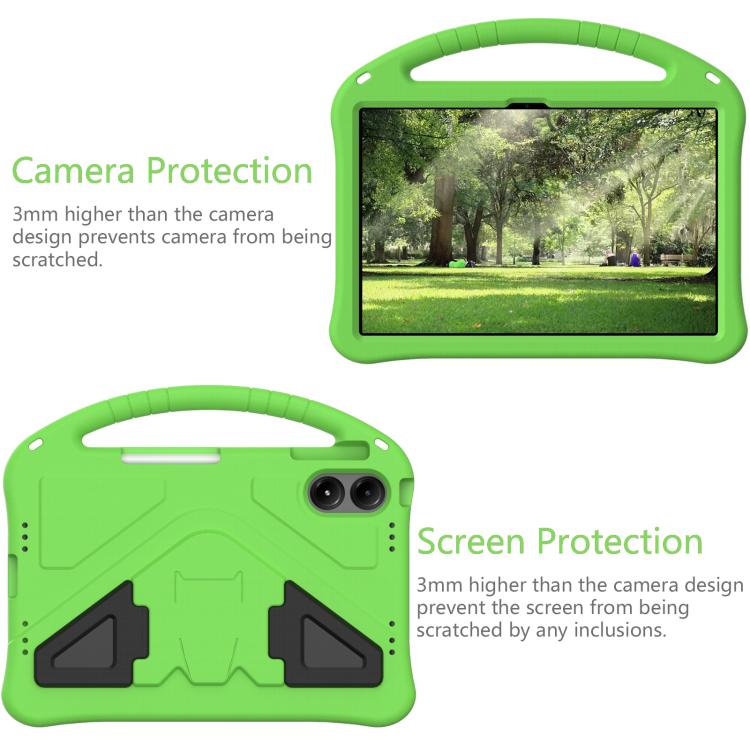 For onn. 12.1 Tablet Pro 2024 EVA Shockproof Tablet Case with Holder(Green)