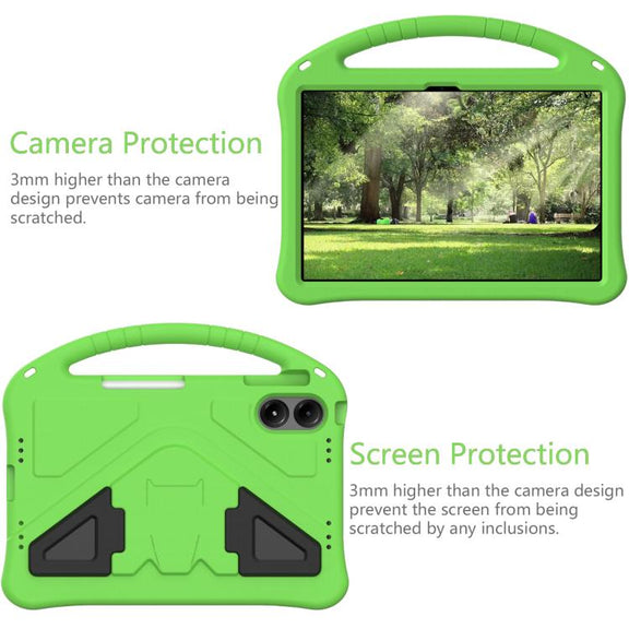 For onn. 12.1 Tablet Pro 2024 EVA Shockproof Tablet Case with Holder(Green)