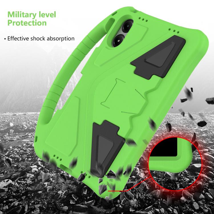 For onn. 12.1 Tablet Pro 2024 EVA Shockproof Tablet Case with Holder(Green)