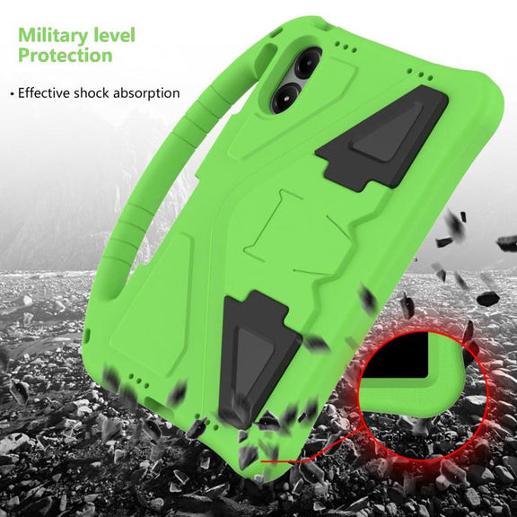 For onn. 12.1 Tablet Pro 2024 EVA Shockproof Tablet Case with Holder(Green)