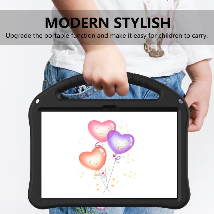 For onn. 10.1 Tablet Gen 4 2024 EVA Shockproof Tablet Case with Holder(Black)