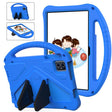 For onn. 10.1 Tablet Gen 4 2024 EVA Shockproof Tablet Case with Holder(Blue) - Others by PMC TechLife | Online Shopping South Africa | PMC TechLife | Buy Now Pay Later Mobicred