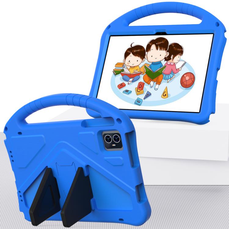 For onn. 10.1 Tablet Gen 4 2024 EVA Shockproof Tablet Case with Holder(Blue)